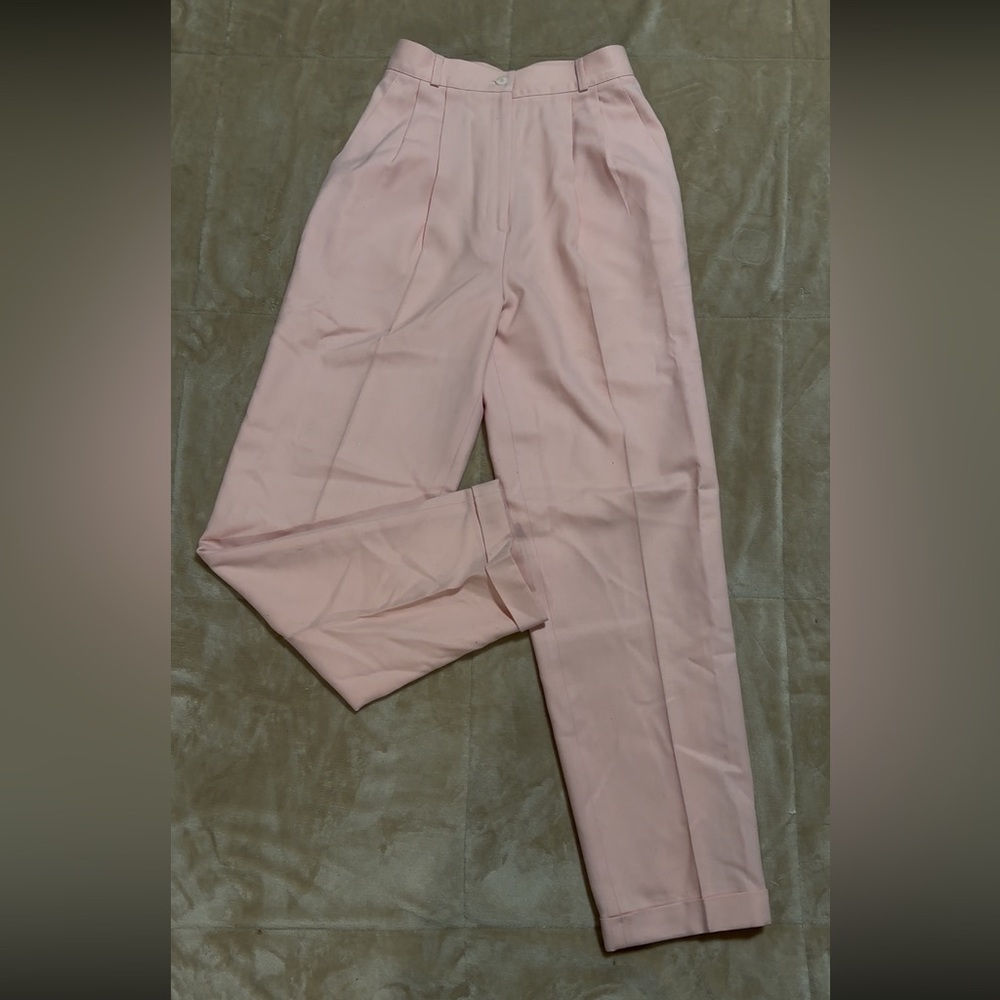 Vintage pink high waisted trousers